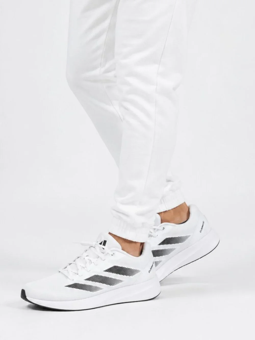 Adidas Duramo RC U White Black Men 11.5 Running Shoes Sneakers ID2703 New